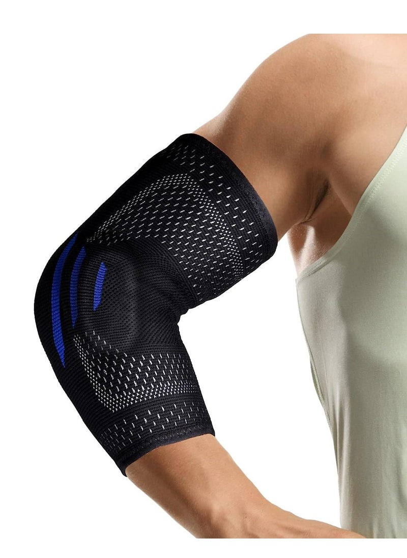 Generic 2 in 1 Tennis Elbow Brace for Men Women Compression Sleeve with Integrated Elbow Pads Breathable Tendonitis elbow Support Protector for Sports Golfer's Elbow Arthritis Treatment Reduce Joint Pain (M)  - Image 1