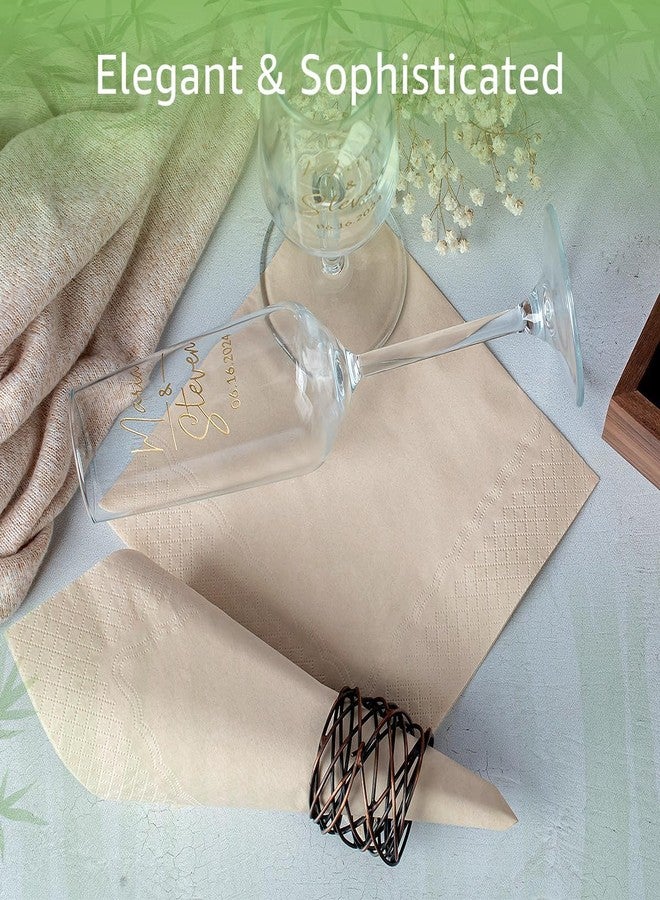 Ibambo Everyday 100% Bamboo Compostable Napkins Disposable 250-Pack | Table Napkins Disposable for Lunch, Dinner, Events & Entertaining | 2-Ply FSC Certified | Compostable Paper Towels | 6.5 x 6.5Inch - Image 3