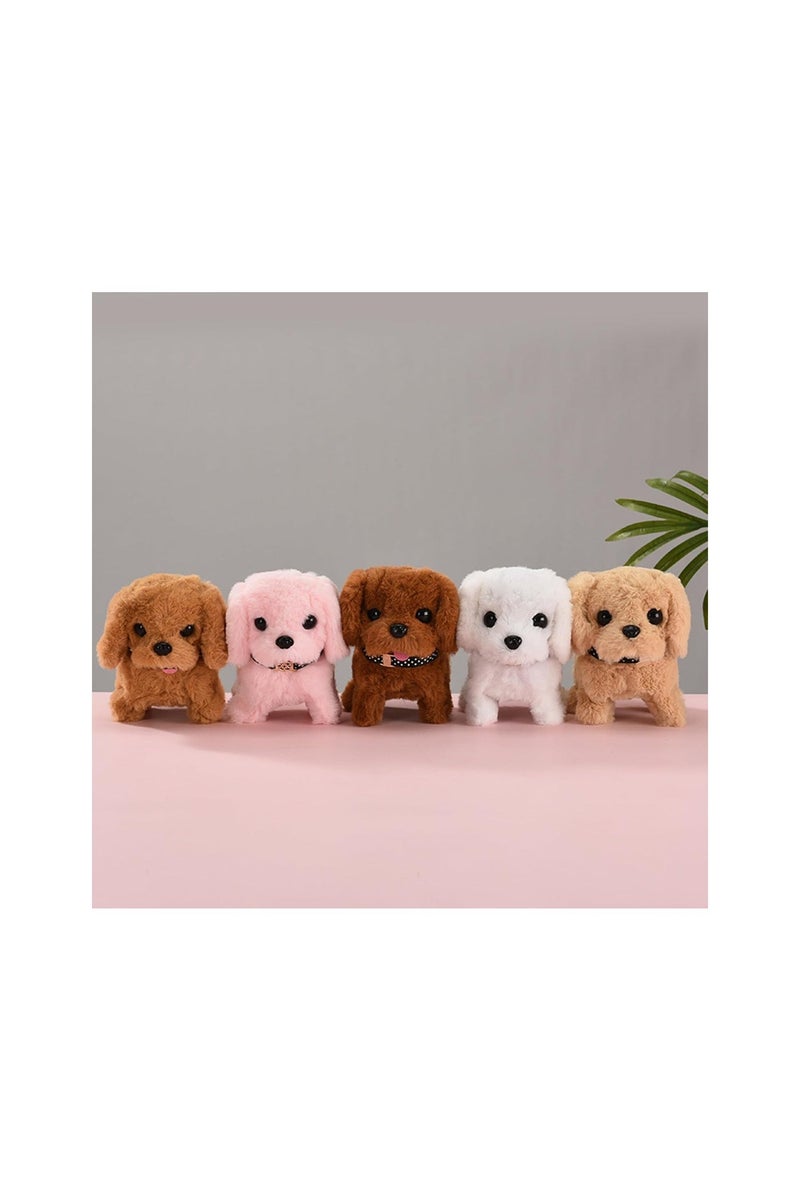 Cute Walking & Barking Plush Dog Toy – Interactive Electronic Puppy with Realistic Movement & Sound, Soft Cuddly Stuffed Animal for Kids, Toddlers, Boys & Girls – Birthday Gift (Pink) - Image 3