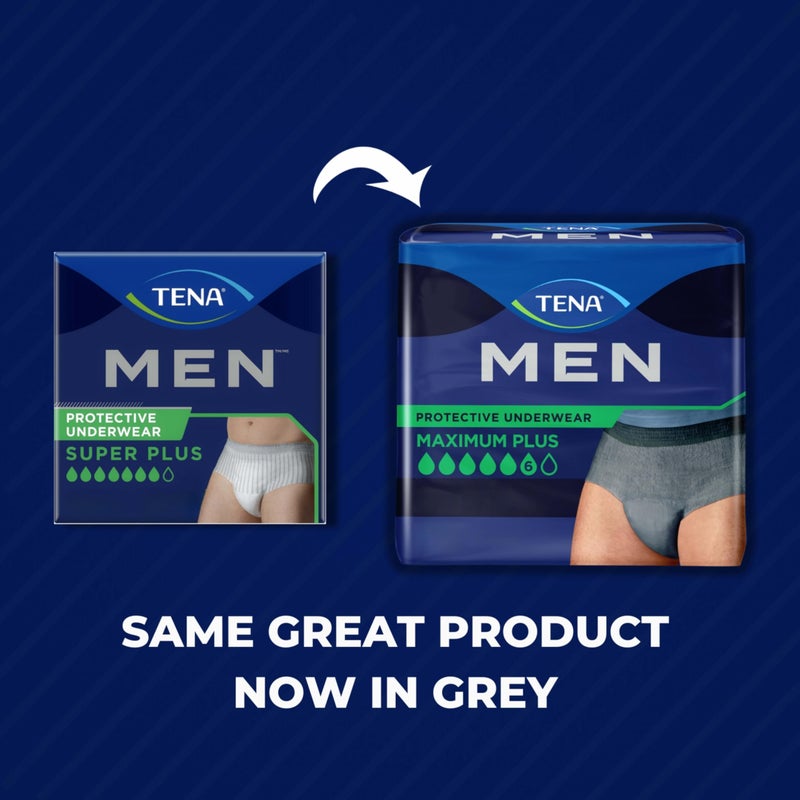 TENA Incontinence Underwear for Men, Maximum Plus Absorbency, L/XL, 56 Count (Waist size 44in-64in) - Image 2
