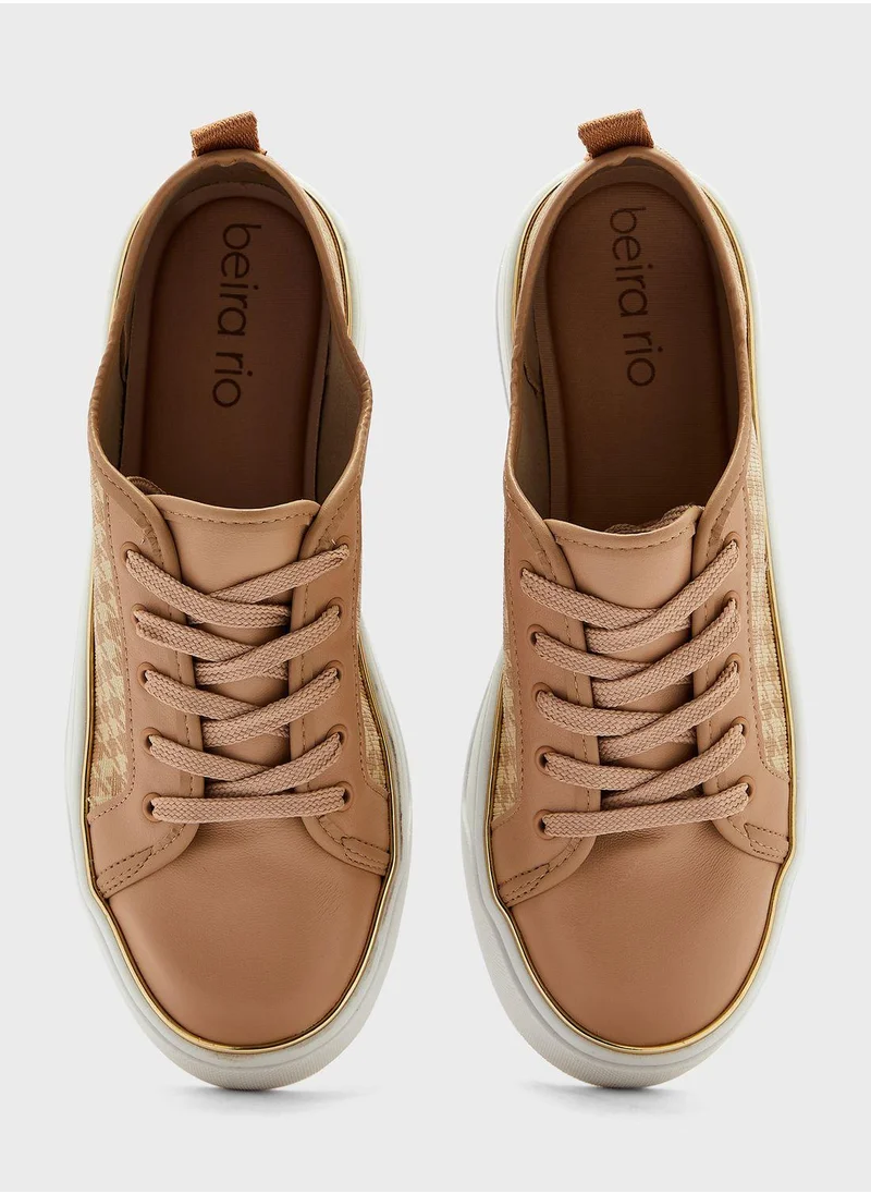 Beira Rio Adaline Lace Up Low Top Sneakers