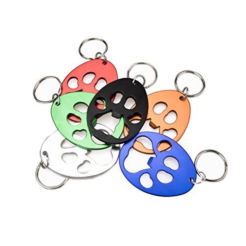 SWATOM Dog Paw Keychain Bottle Opener Beer Opener Tool, Key Tag Chain Ring, 6 Piece - Image 2
