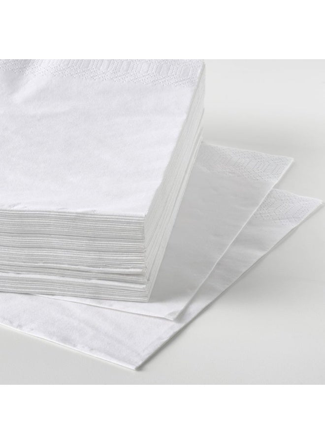 مناديل ورقية فانتاستيسك (FANTASTISK)، لون أبيض، مقاس 40×40 سم - Image 2