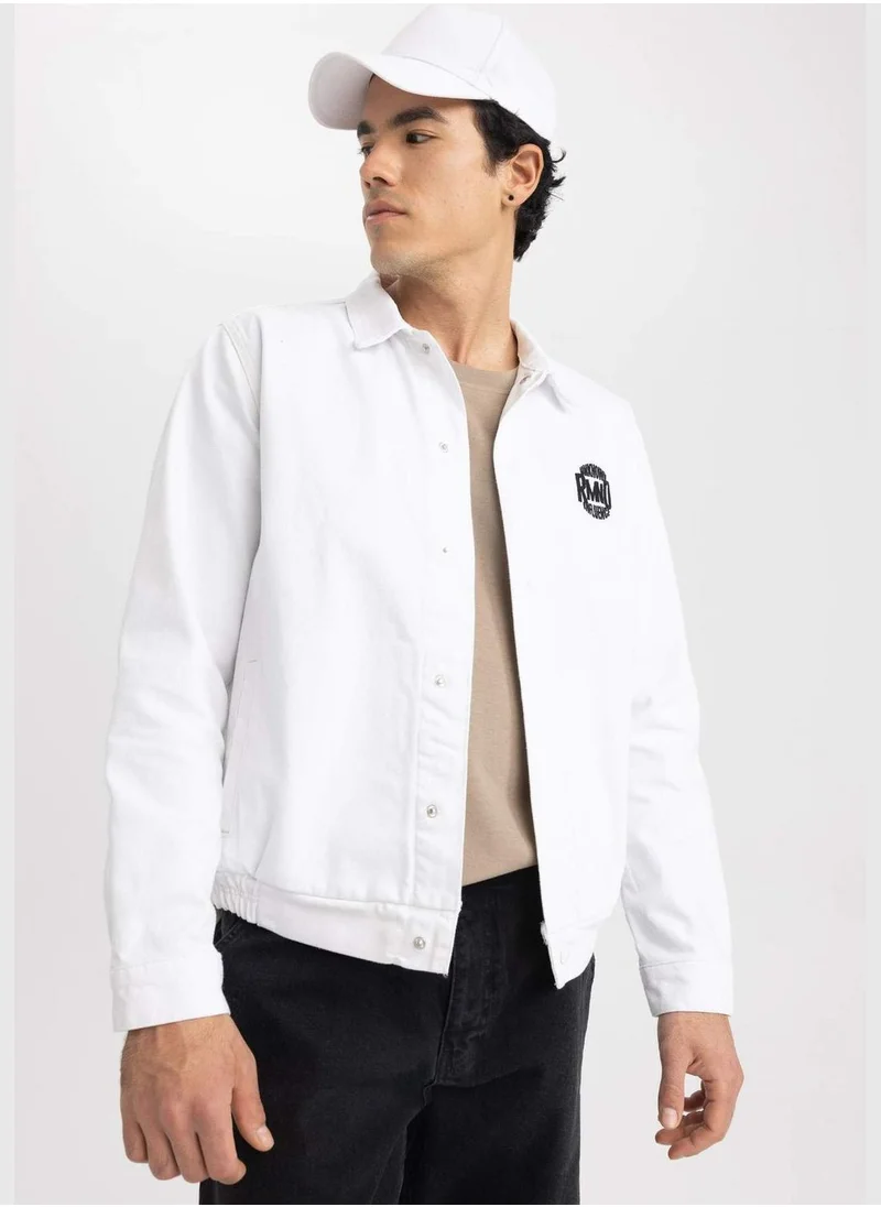 DeFacto Man Long Sleeve Denim Jacket