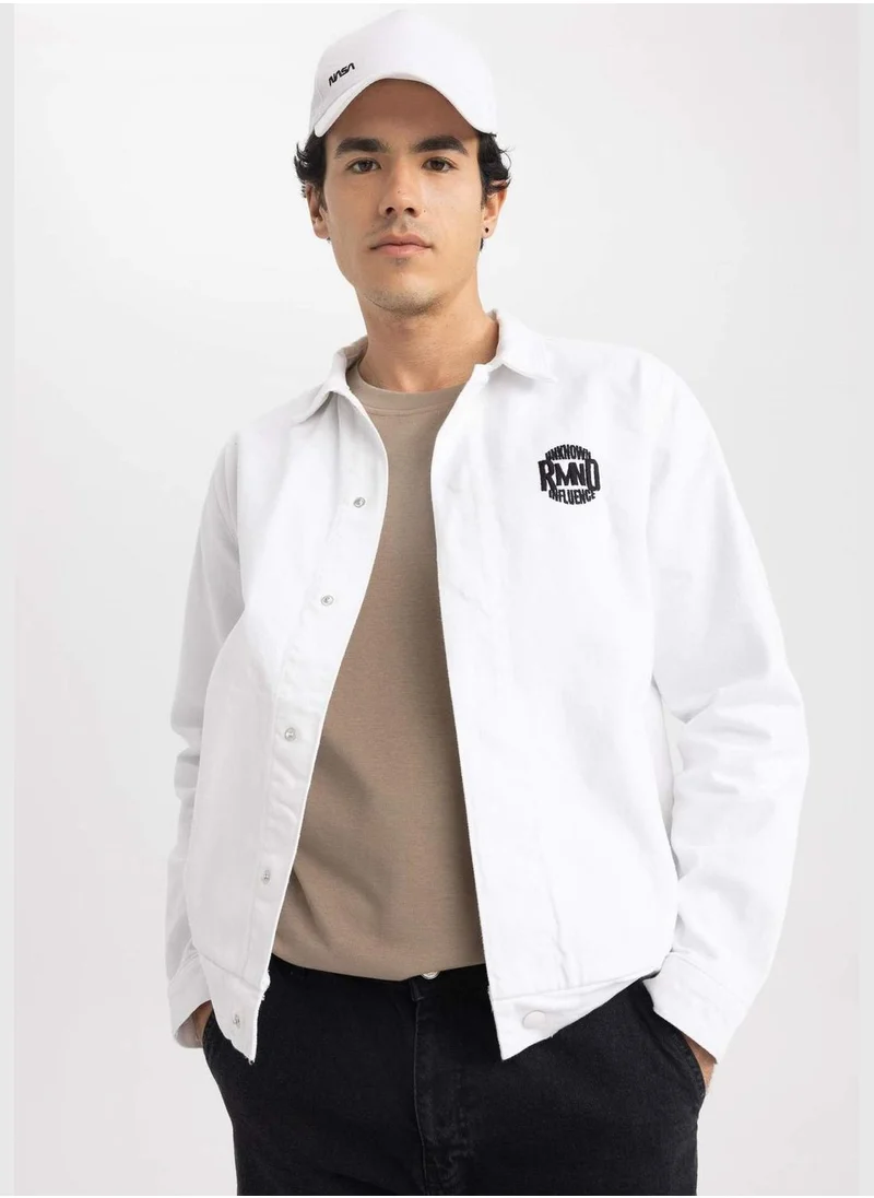 DeFacto Man Long Sleeve Denim Jacket