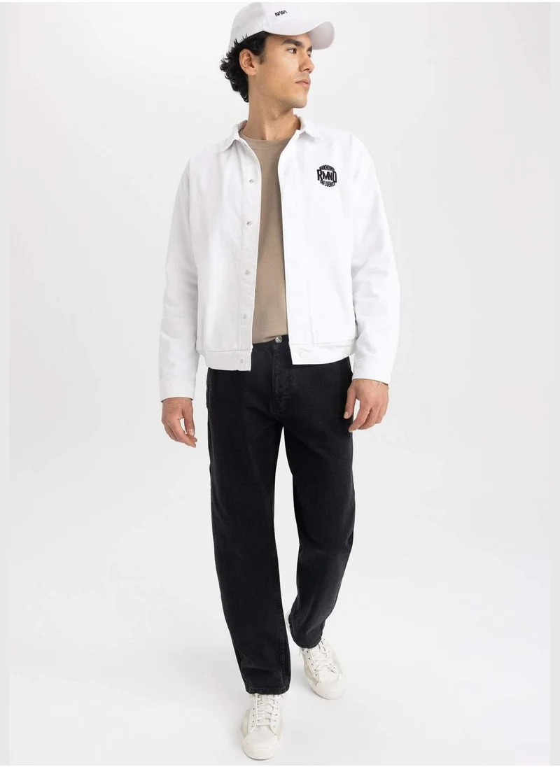 DeFacto Man Long Sleeve Denim Jacket