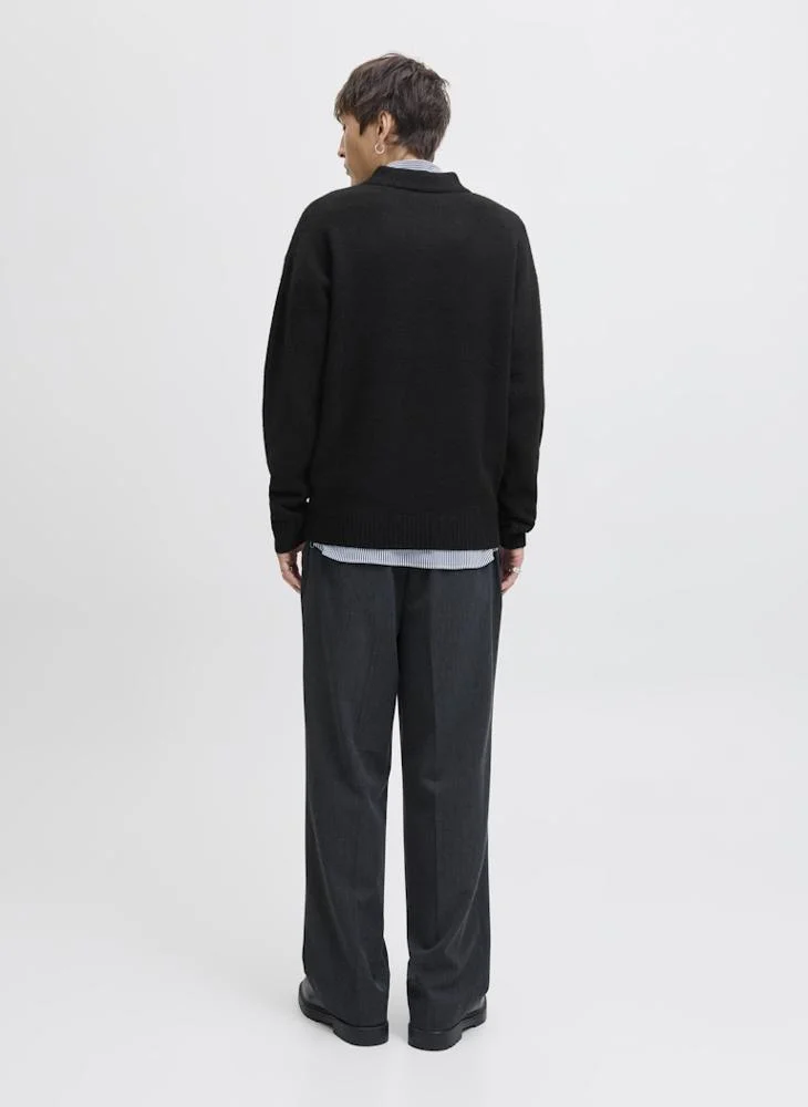 JACK & JONES Knit Neck Long Sleeve Sweater