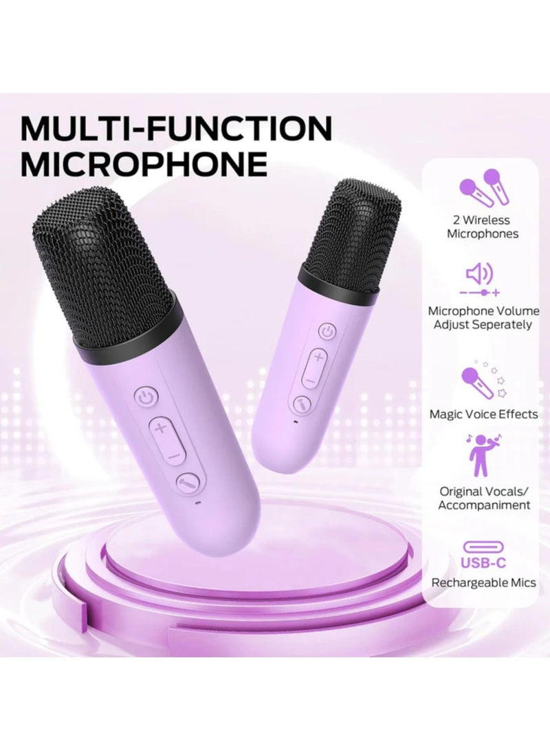 Monster Hotshot Plus Portable Bluetooth Speakers, Mini Karaoke Machine, Portable Bluetooth Karaoke Speaker with Microphone, Christmas Gift for Kids and Adults - Image 4