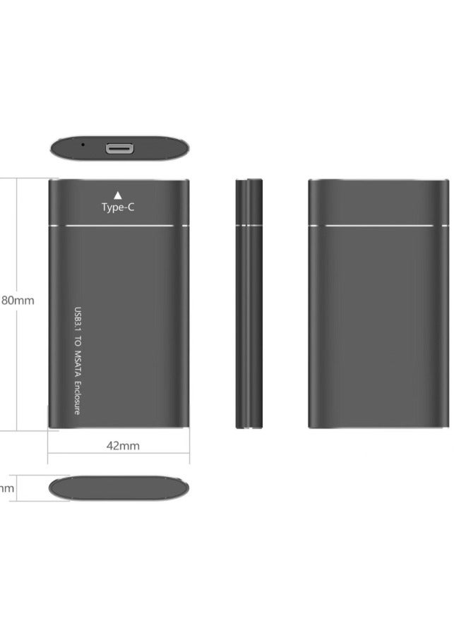 Exclusive For Direct Selling Portable Mobile Solid State Drive 4T 2T High-speed External Mobile Hard Drive SSD1T-Capacity:8TB-Interface:Silver - Image 4