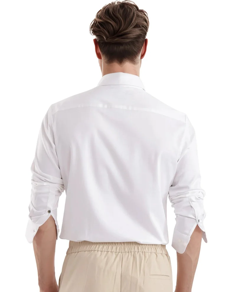 Rare Rabbit Men's Regular Fit Solid Shirt