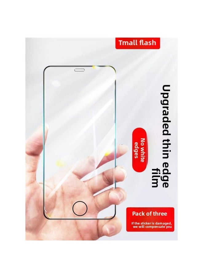 Generic - Zelenko Applies For Iphone 8plus Tempered Film To For Iphone8plus For Iphone 7 Mobile Phone 7p Full Screen Coverage 8puls-Color:Below: The 1-4 Option Is For The Black Screen, And The 5-8 Option Is For The Screen White-Size:For Iphone8plus - Image 1
