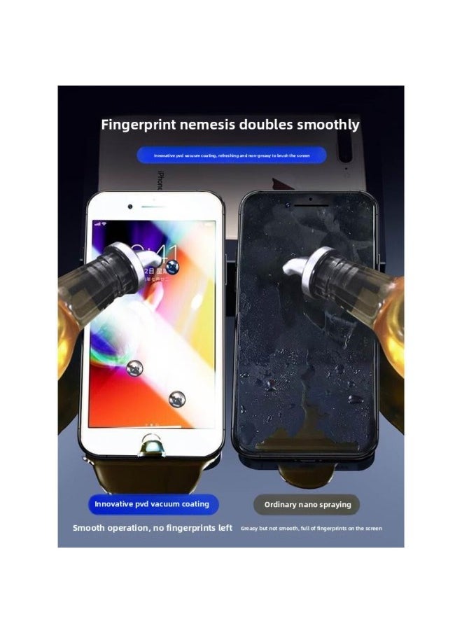Generic - Zelenko Applies For Iphone 8plus Tempered Film To For Iphone8plus For Iphone 7 Mobile Phone 7p Full Screen Coverage 8puls-Color:Below: The 1-4 Option Is For The Black Screen, And The 5-8 Option Is For The Screen White-Size:For Iphone8plus - Image 1