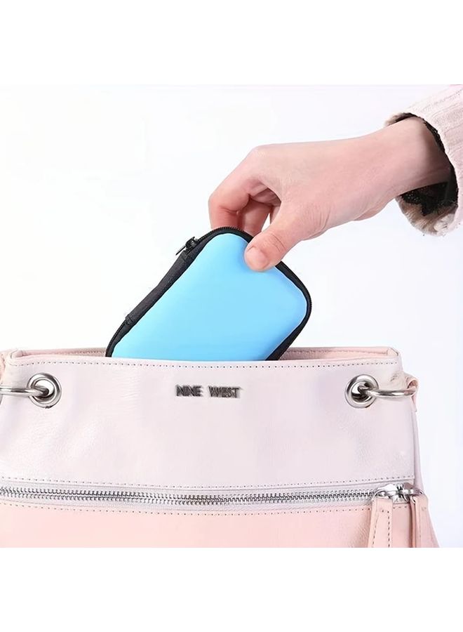 Multifunctional Portable Storage Pouch With Zipper For Earphone Charger Cable Organizer In 4 Colors - Image 5