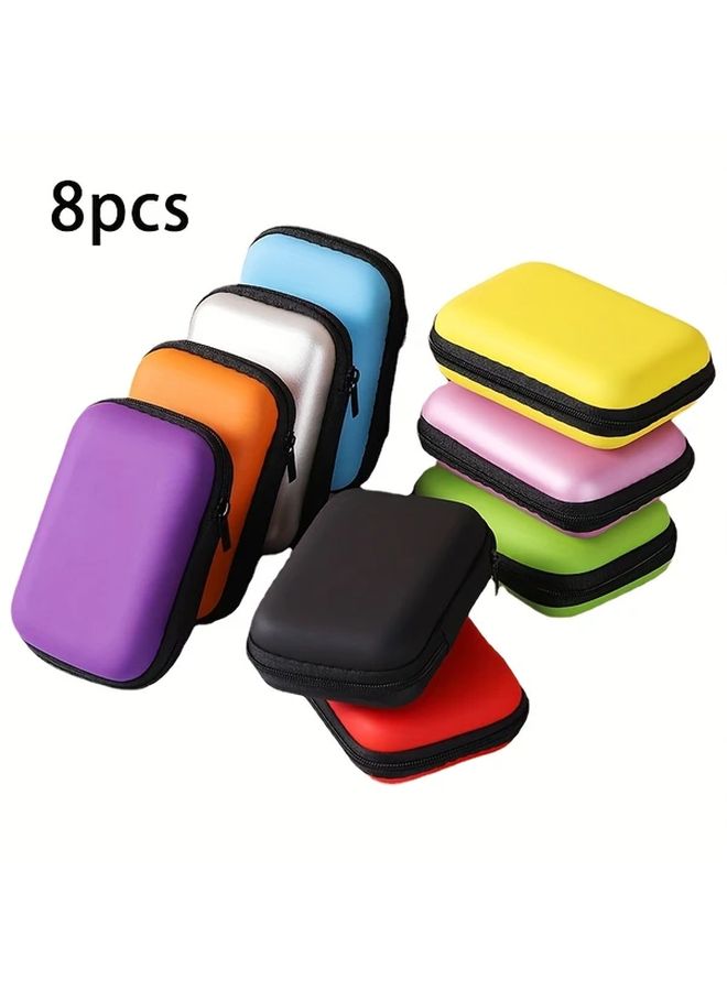 Multifunctional Portable Storage Pouch With Zipper For Earphone Charger Cable Organizer In 4 Colors - Image 1