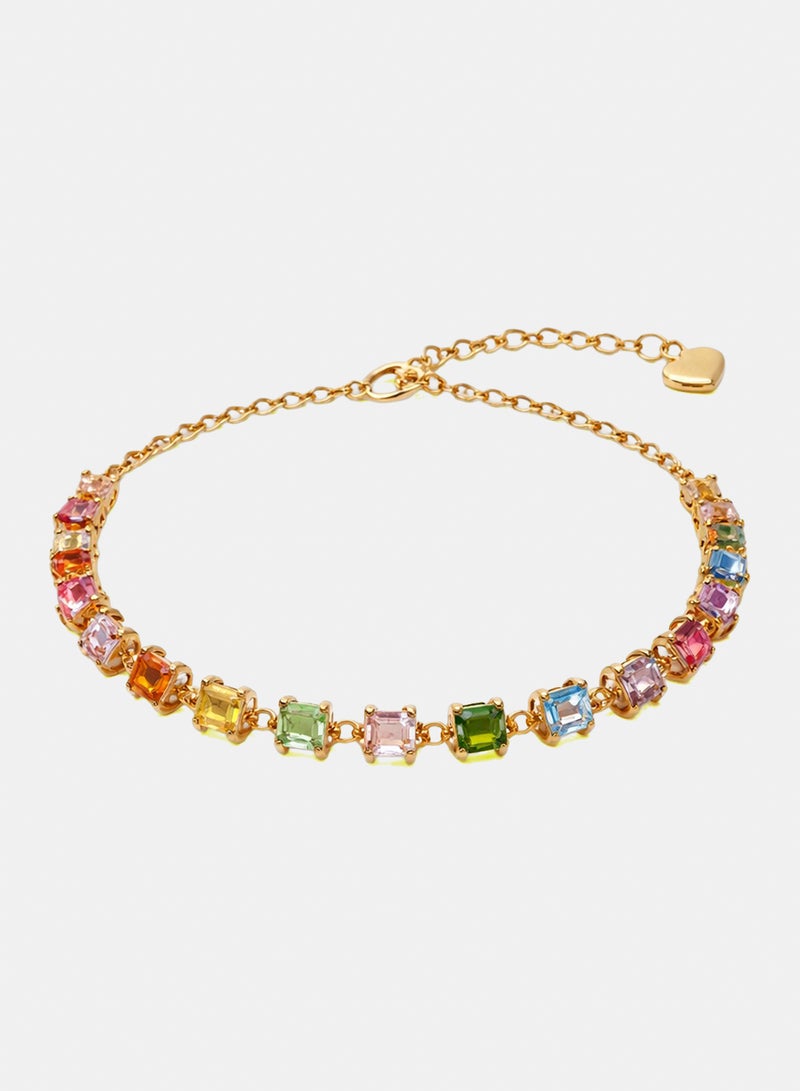 Urban Jewel Colorful Stones Bracelet 2.0 (Gold Plated) - Image 1