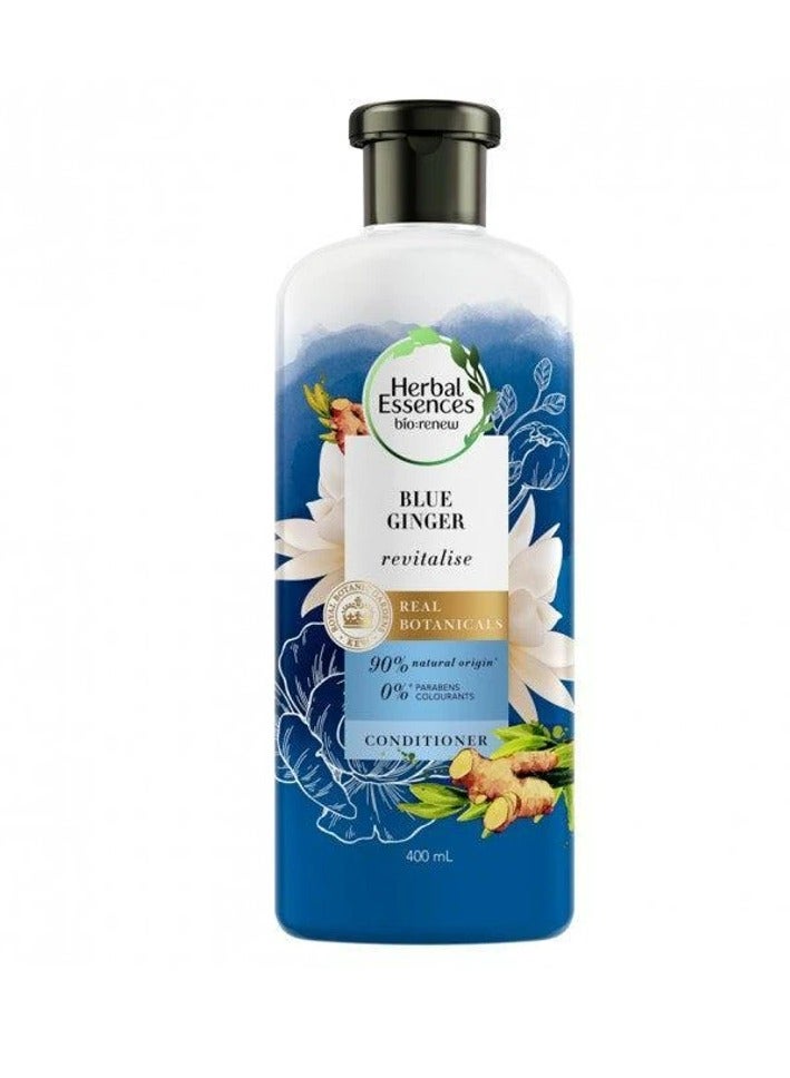 هربل إيسنسز تنشيط بلسم الزنجبيل الأزرق 400 مل