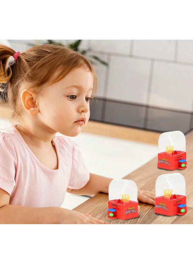 Webby Mini Finger Basketball Shooting Game for Kids|Toy Ball Sports|Party Favors|Small Game Toy|Mini Handheld Desktop Table Game|Birthday Return Gift Toy for 4 Years Old Boys (Pack of 6) - Multicolor - Image 5