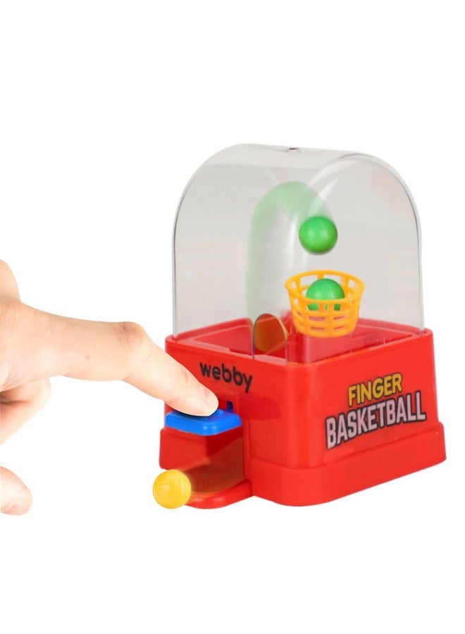 Webby Mini Finger Basketball Shooting Game for Kids|Toy Ball Sports|Party Favors|Small Game Toy|Mini Handheld Desktop Table Game|Birthday Return Gift Toy for 4 Years Old Boys (Pack of 6) - Multicolor - Image 4