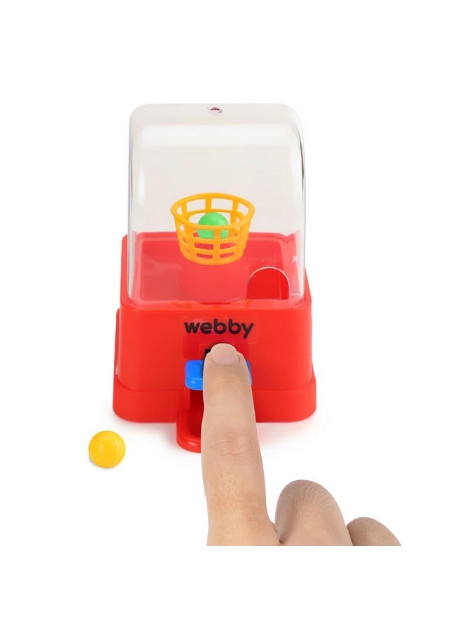 Webby Mini Finger Basketball Shooting Game for Kids|Toy Ball Sports|Party Favors|Small Game Toy|Mini Handheld Desktop Table Game|Birthday Return Gift Toy for 4 Years Old Boys (Pack of 6) - Multicolor - Image 3