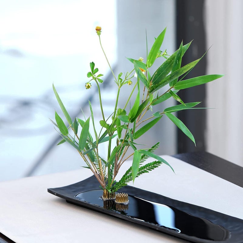Eggone 12Pcs Flower Frog 23mm/0.9inch Mini Floral Frog Japanese Ikebana Kenzan Table Numbers Holder Cut Flower Floral Arranger Stainless Steel Pin for Small Ikebana Vase - Image 5
