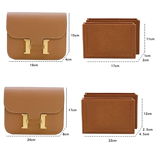 Lckaey Insert Purse Organizer for constance 24 insert Organizer constance inner bag 2033black-M - Image 3