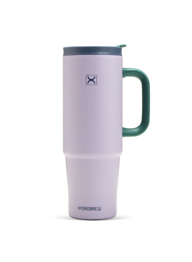 HYDROBREW كوب السفر المعزول هيدروبرو، 900 مل أبيض - Image 1