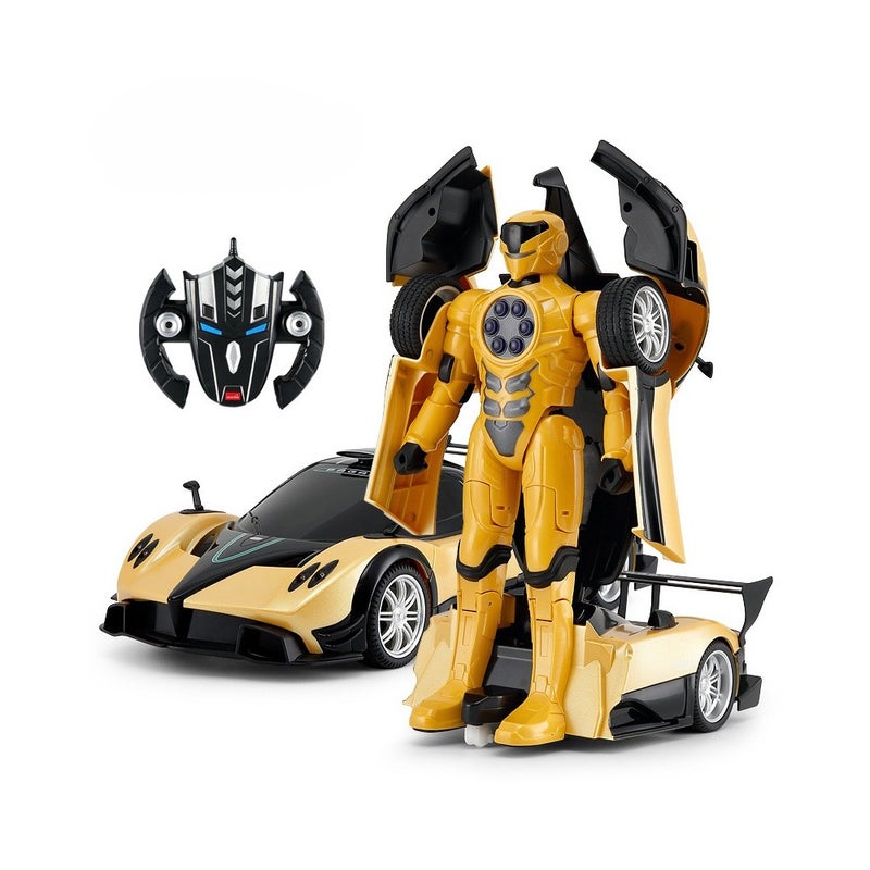 RASTAR Raster - Transformable Robot Car with Remote Control - Yellow - 74600 - Image 1