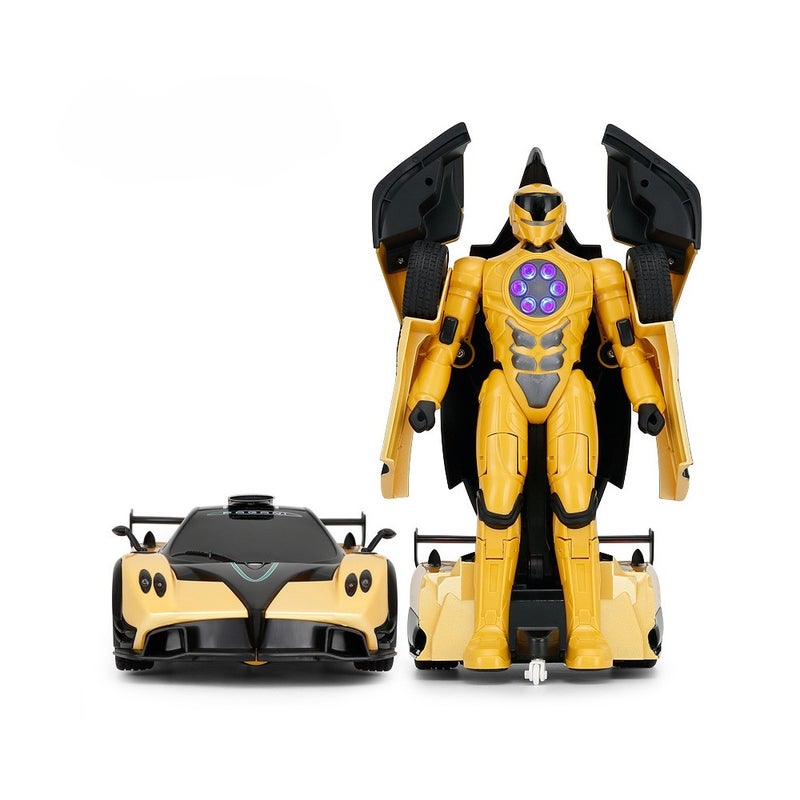 RASTAR Raster - Transformable Robot Car with Remote Control - Yellow - 74600 - Image 2