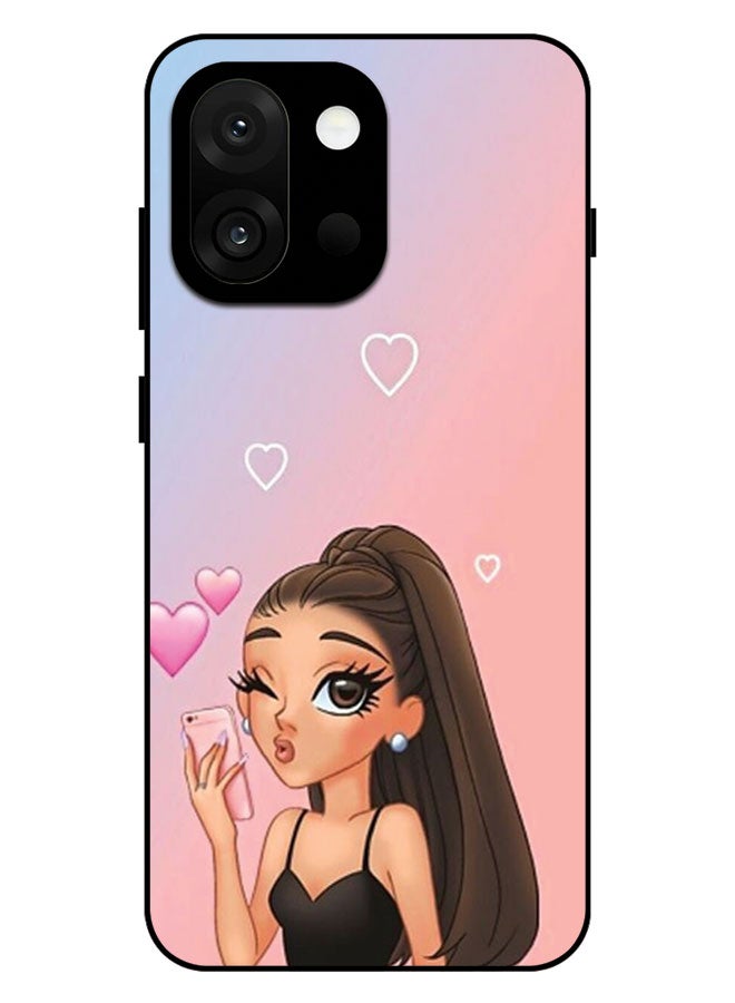 الصيد العين غطاء حماية مطبوع لهاتف OnePlus 13S - فتاة تصنع القلب - Image 1