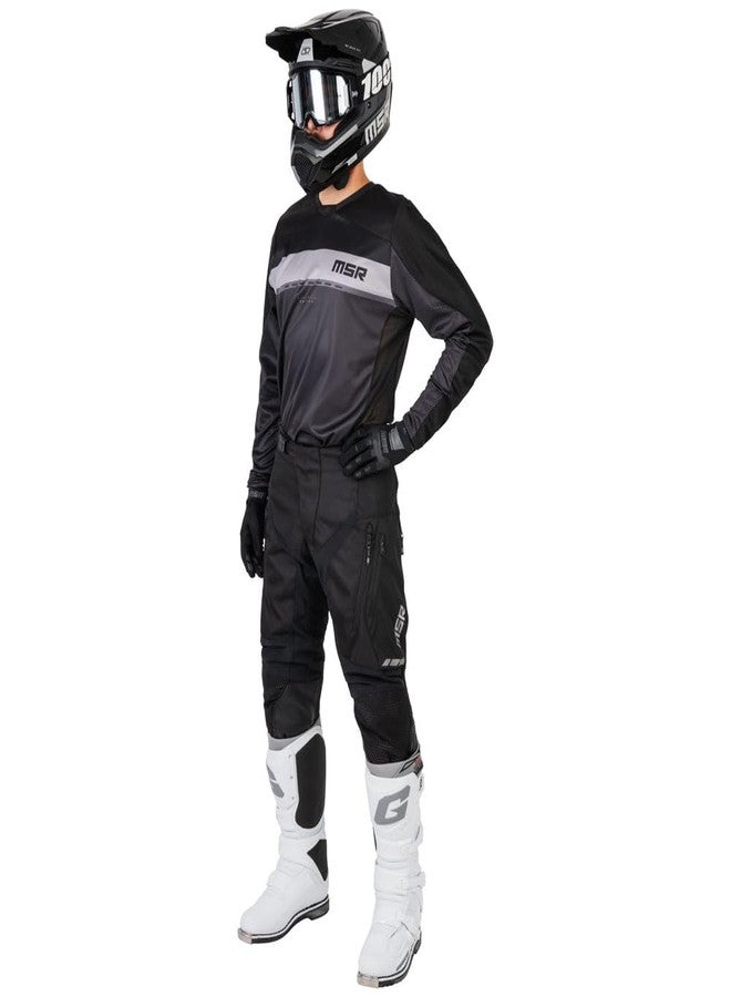 MSR Legend Dirt Bike Motocross MTB Offroad Jersey XXX-Large Black - Image 2