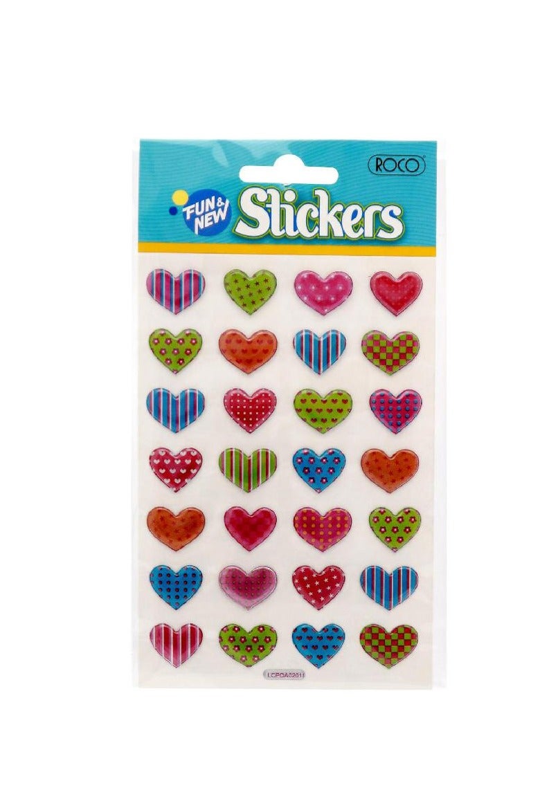 روكو ملصقات جديدة وممتعة قلب