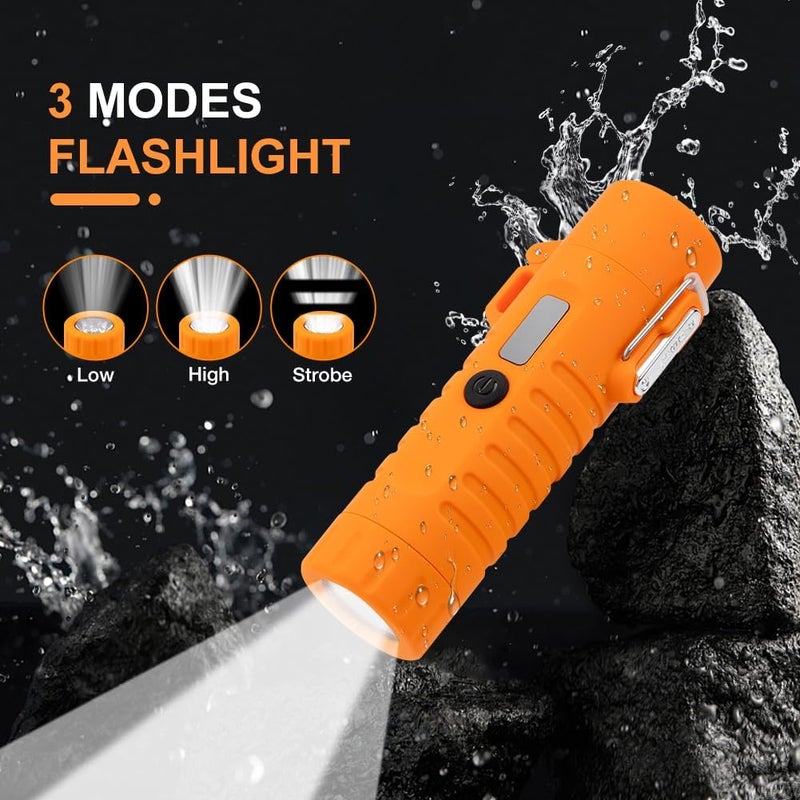 LCFUN Electric Lighters Rechargeable Lighters Flexible Neck Dual Arc Electronic Lighter USB C Lighter with LED Battery Indicator and Flashlight for Candle, Camping, Hiking, Outdoor Adventure - Image 4