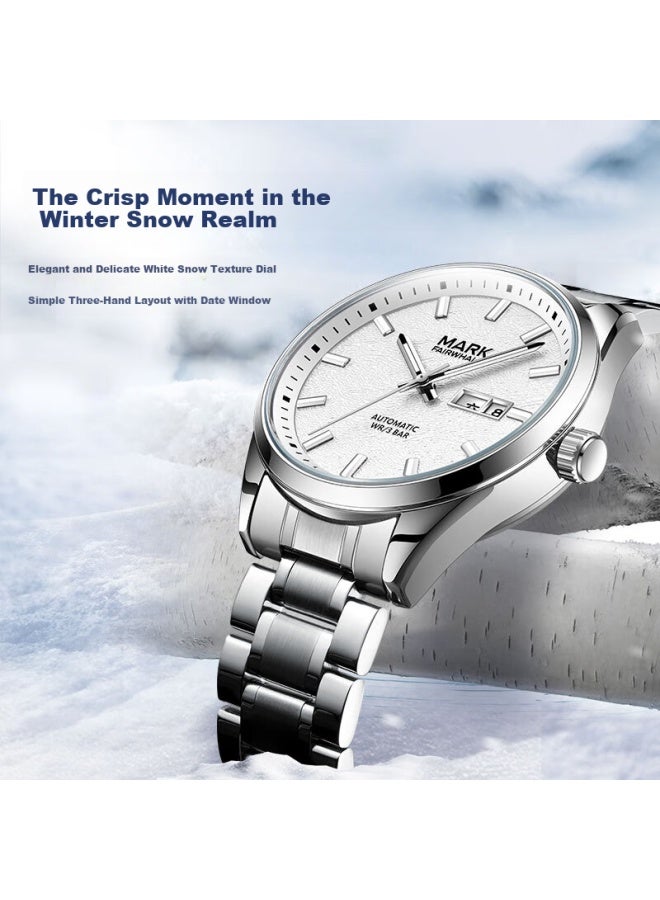 Mark Fairwhale Snow Goggles Series Men's Top Ten Automatic Mechanical Sports Business Watch Gift 6015 - Image 2