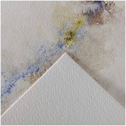 Canson Montval 300gsm watercolour practice paper pad including 12 sheets size24x32cm natural white and Cold Pressed Not - Image 3