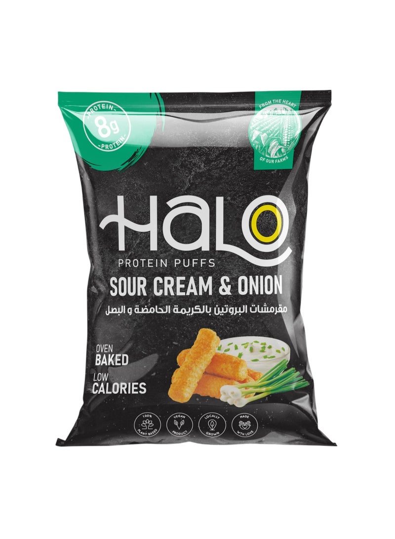 Halo Sour Cream And Onion Protein Puffs - Image 1