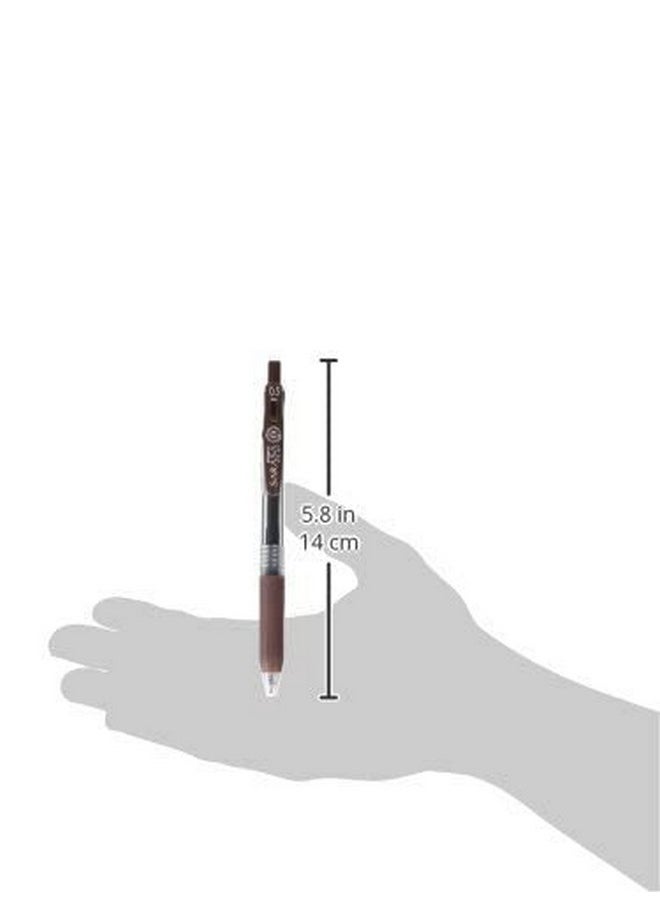 ZEBRA Zebra Sarasa Clip Pen 0.5, Brown (JJ15-E)  - Image 2