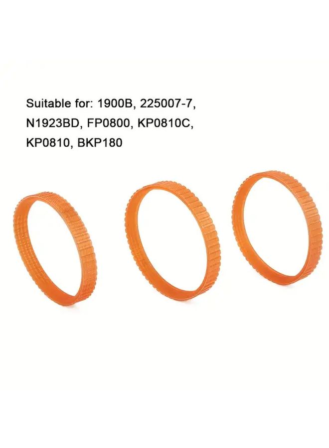 3pcs Heavy Duty 1900B Transmission Belts Compatible with Table Saws and Machinery - Image 3