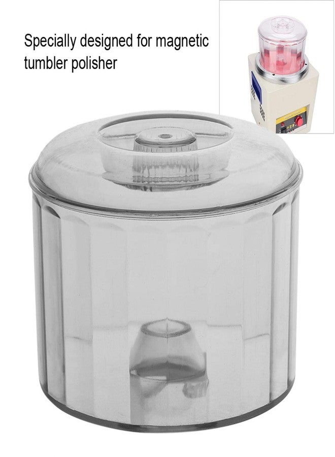 Naroote Magnetic Polisher, Plastic Transparent Polishing Drum Accessory Jewellery Tools Easy to Clean for Magnetic Tumbler Polisher - Image 5