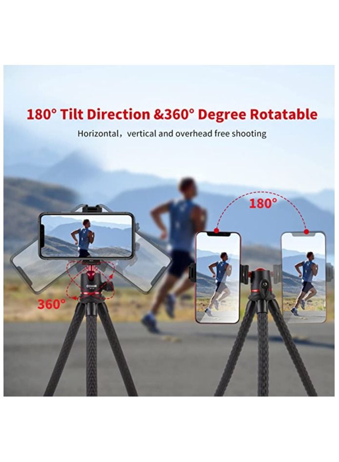 COMAN COMAN Mini flexible Octopus Tripod flexible with clip Adapter for mobile - Image 5