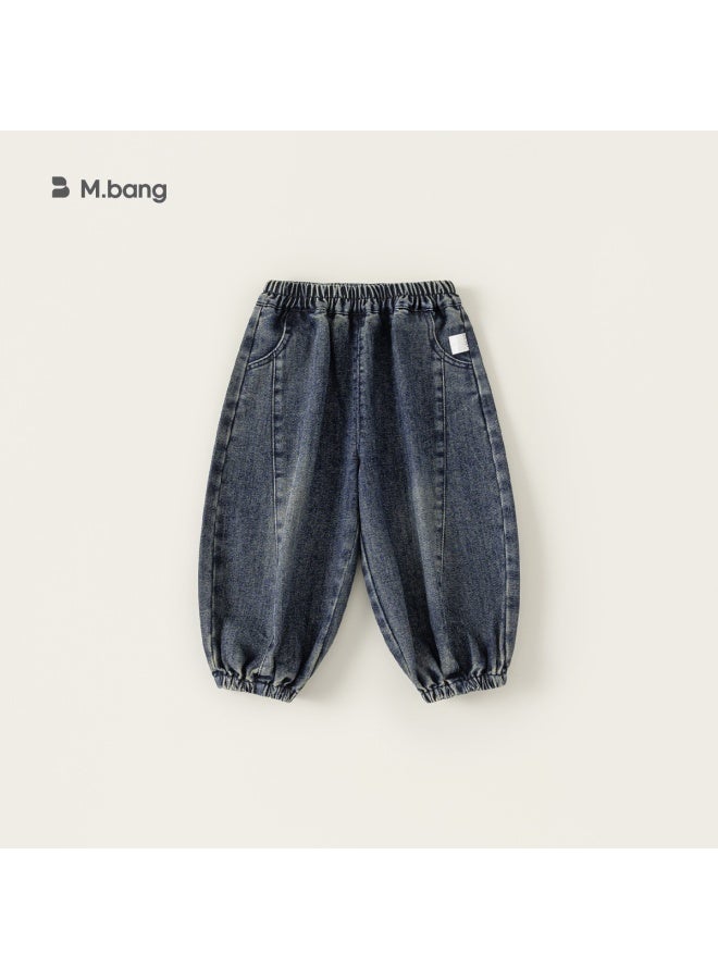 Yobao Boys' Jeans Spring New Arrival Children's Cuffed Pants Stylish Toddler & Kids Pants Baby Long Pants
