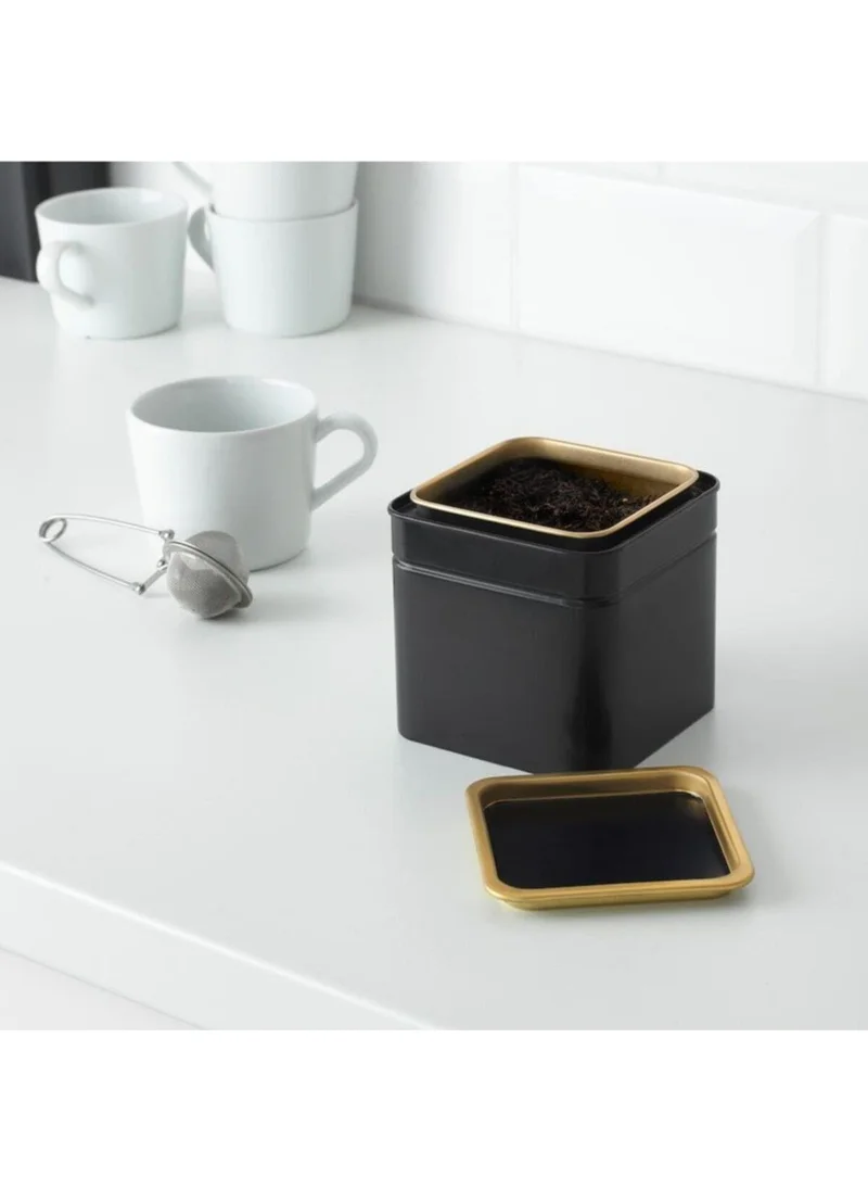 أيكيا Blomning 10X10X10 cm Tin Plated Steel Lid Coffee Tea Cookie Dry Food Storage Box