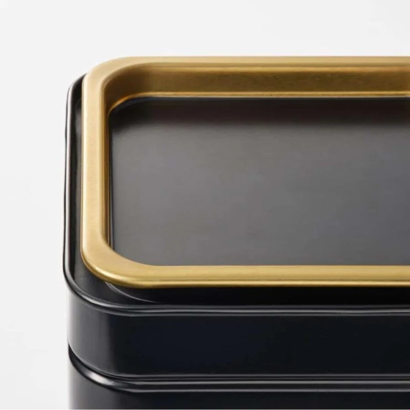 أيكيا Blomning 10X10X10 cm Tin Plated Steel Lid Coffee Tea Cookie Dry Food Storage Box