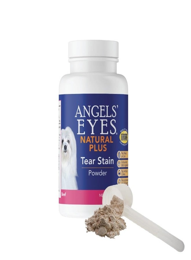 ANGELS' EYES NATURAL PLUS Tear Stain Prevention Beef Powder for Dogs | All Breeds | No Wheat No Corn | Daily Support for Eye Health | Proprietary Formula |Limited Ingredients | Net Content 75g - Image 1