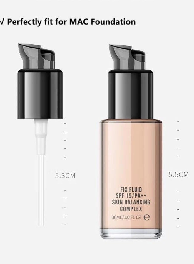 Chris.W 2 عبوة مضخة بديلة تناسب MAC Studio Fix Fluid و DW Double Wear Foundation (أسود) - Image 3