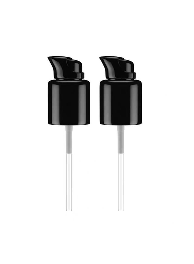 Chris.W 2 عبوة مضخة بديلة تناسب MAC Studio Fix Fluid و DW Double Wear Foundation (أسود) - Image 1
