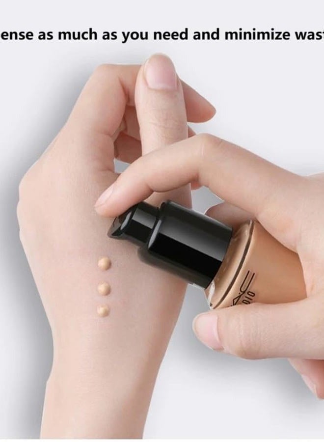 Chris.W 2 عبوة مضخة بديلة تناسب MAC Studio Fix Fluid و DW Double Wear Foundation (أسود) - Image 4