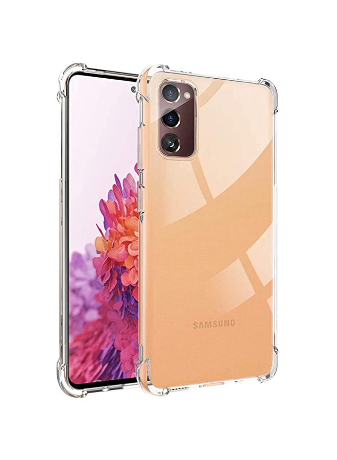 vesus Samsung Galaxy S20 FE Case, Ikwcase Transparent Soft Gel TPU Reinforced Corners Cushion Bumper Shockproof Drop Protection Case Cover for Samsung Galaxy S20 FE / S20 Fan Edition