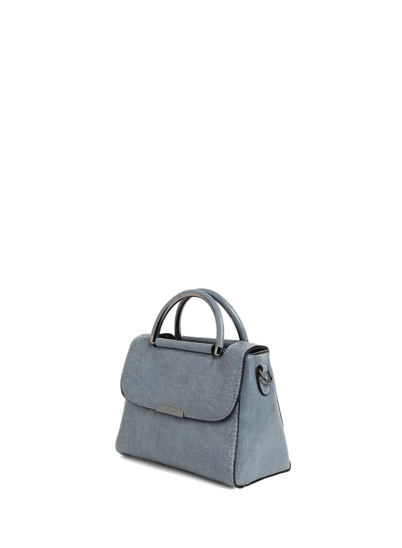Haute Sauce  Crocodile Embossed Flap Handbag for Women | Best Price UAE