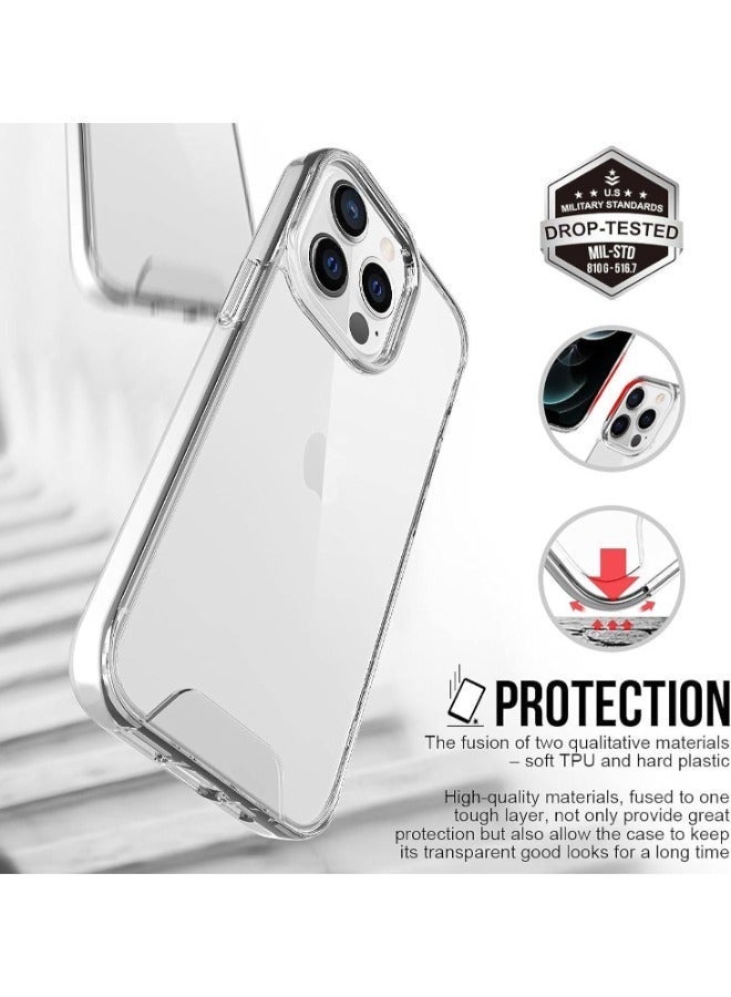 Clear Case for iPhone Xs Max - Drop Protection, Scratch Resistant, Anti-Yellowing with Dual Layer Protection, Slim and Clear Design - Image 2