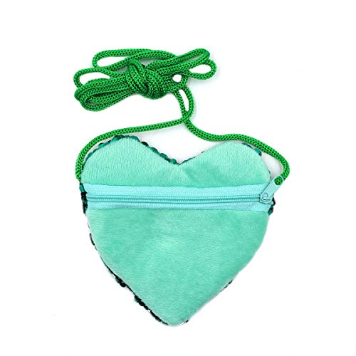 ZGMYC (Pack of 2, Little Girls Glitter Reversible Sequins Crossbody Purse Mini Shoulder Bag Satchel - Image 3